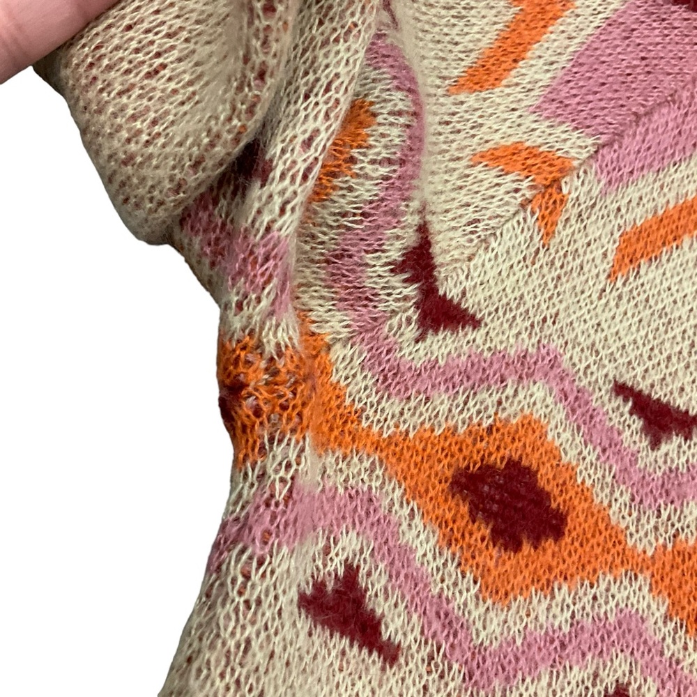 Savanna Jane Woman’s Knit Sweater Geometric Fair Isle Pullover Boho Nord… - Picture 8 of 15